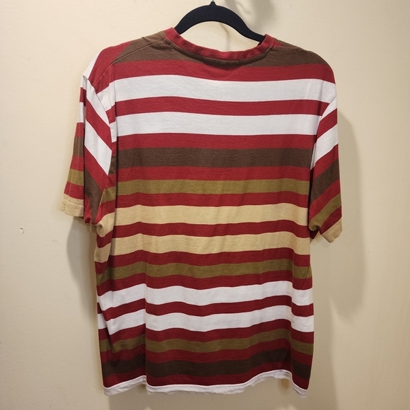 ROCAWEAR stripes men's tshirt size M - Picture 4 of 11